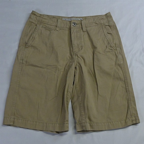 American Eagle 30 x‎ 11" Khaki Longboard Chino Shorts - Picture 1 of 7
